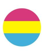 Pansexual Pride 2.5cmBadge LGBTQ+ Gay Pride Badges