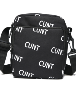 C*NT Print Cross Body Messenger Bag or Man Bag