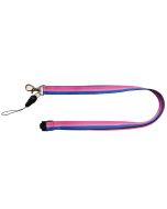 Bisexual Pride Safety Lanyard.  LGBTQ+ LAnyards and Accessories.
