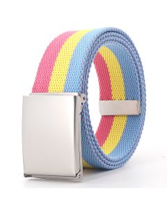 Pansexual Pride Webbing Belt High Quality LGBTQ+ Belts