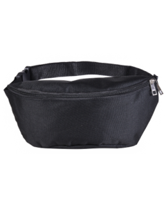 Large Plain Black Bum Bag. Ideal Festival Bum Bag 