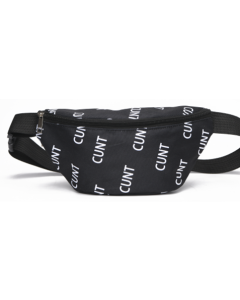 Large C*NT Print Bum Bag Festival Bum Bag