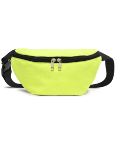 Large Neon Yellow Bum Bag Festival Bum Bag 