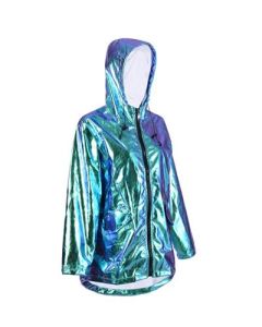 Blue Sequin Mix Party Bomber Jacket, Quillattire