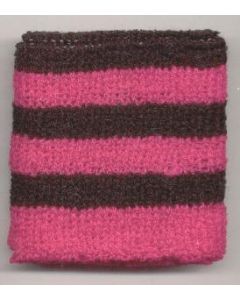Pink & Blk sweat band