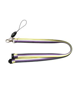 Non binary Pride Safety Lanyard LGBTQ+ Lanyards and Accessories.