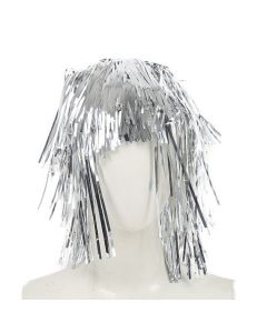 TINSEL WIG SILVER