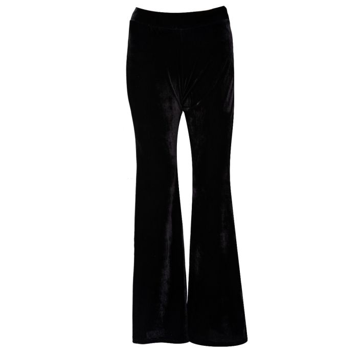 Festival Outfits - Funky Black Velvet Flares Festival outfit