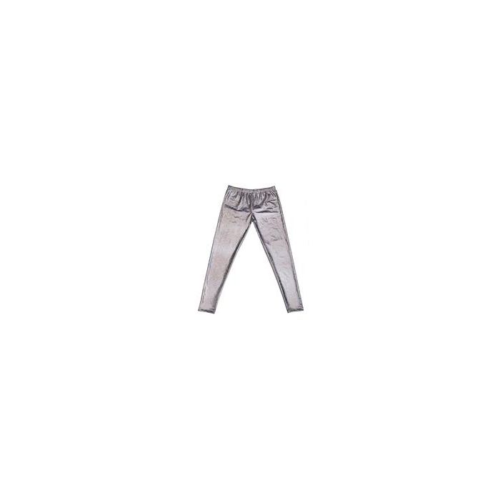 Men s Shiny Silver Holographic Leggings
